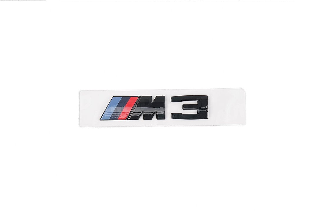 AUTOID BMW F80 M3 Gloss Black Rear Model Badge