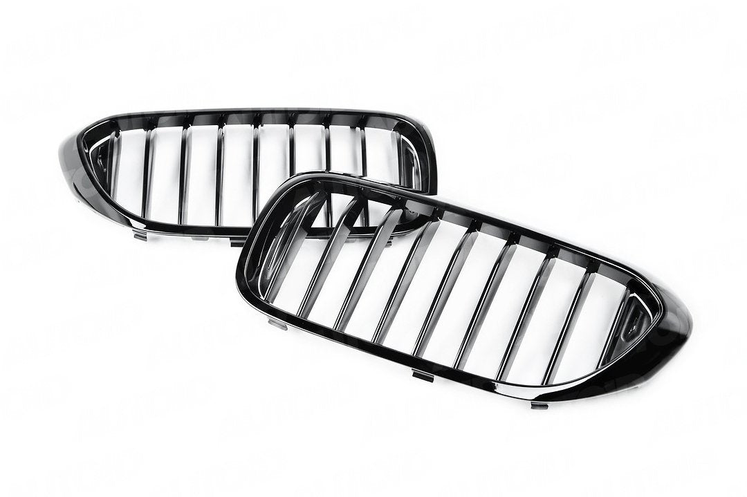 AUTOID BMW G30 F90 Gloss Black Kidney Grilles (Inc. 520i, 530e, 540ix & M5)