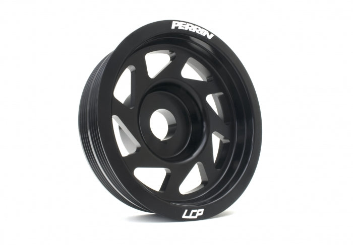 PERRIN PSP-ENG-100BK LIGHTWEIGHT CRANK PULLEY (BLACK) FOR SUBARU IMPREZA 93+ (WRX/STI)