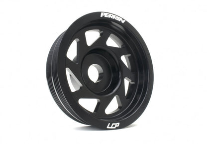 PERRIN PSP-ENG-100BK LIGHTWEIGHT CRANK PULLEY (BLACK) FOR SUBARU IMPREZA 93+ (WRX/STI)