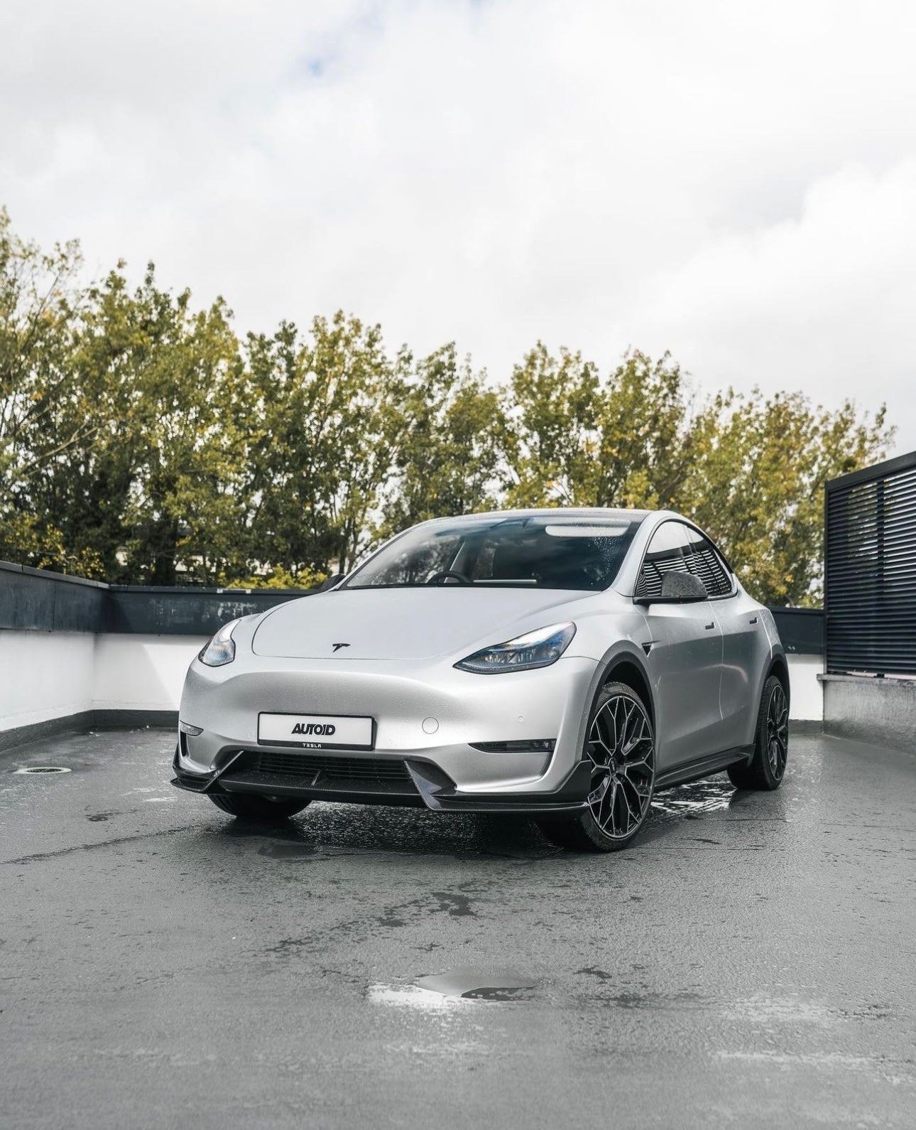 Adro A15A20-1201 Tesla Model Y Pre-Preg Carbon Fibre Front Splitter (2020+)