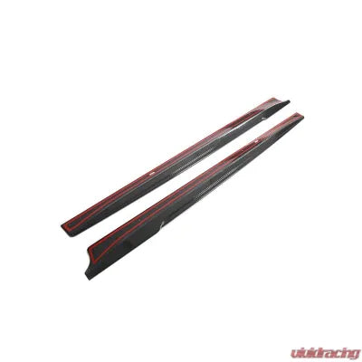 Vivid Racing VR-TESLA3-PP-630 VR Aero Carbon Fiber Pre-Preg Side Skirt Tesla Model 3 2023+