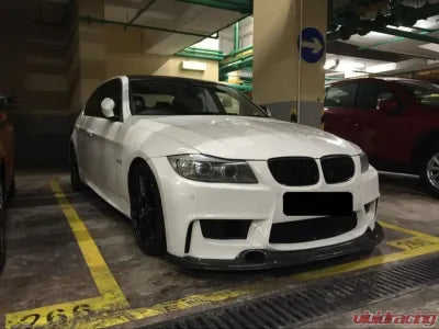 Vivid Racing VR-E90-600 VR Aero Carbon Fiber Front Lip Spoiler BMW 3-Series E90 LCI JC 1M Style 2005-2013