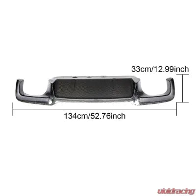 Vivid Racing VR-F10M5-613 VR Aero Carbon Fiber Rear Diffuser BMW 5 Series F10 | M5