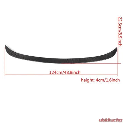 Vivid Racing VR-F30F80M3-611 VR Aero Carbon Fiber Rear Trunk Spoiler BMW F80 M3 | F30 4D Sedan 2012-2019