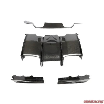 Vivid Racing VR-M3M4-F80F82F83-612 VR Aero Carbon Fiber Rear Diffuser V2 BMW M3 | M4 | F80 | F82 | F83