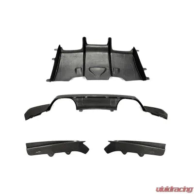 Vivid Racing VR-M3M4-F80F82F83-612 VR Aero Carbon Fiber Rear Diffuser V2 BMW M3 | M4 | F80 | F82 | F83