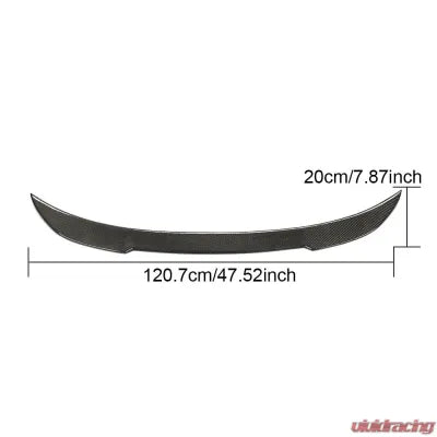 Vivid Racing VR-F36-612 VR Aero Carbon Fiber Rear Trunk Spoiler BMW F36 4 door 2014-2019