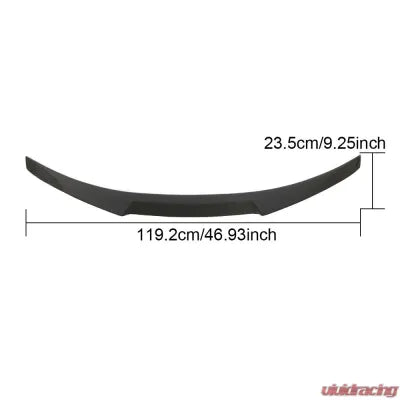 Vivid Racing VR-M4F82-611 VR Aero Carbon Fiber Rear Trunk Spoiler V3 BMW M4 F82 2014-2019
