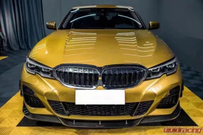 Vivid Racing VR-G20G28-600 VR Aero Carbon Fiber Front Lip Spoiler 3pcs BMW G20 G28 2021-2022