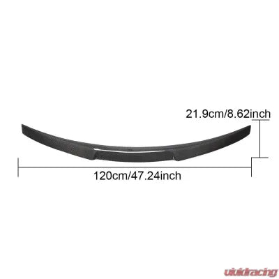 Vivid Racing VR-A4-611 VR Aero Carbon Fiber Rear Trunk Spoiler Audi A4 B8.5 Sedan 2013-2016