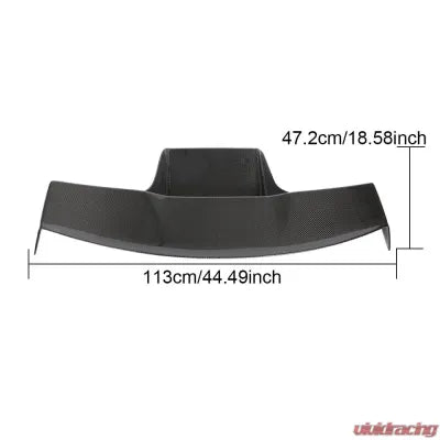 Vivid Racing VR-W176-613 VR Aero Carbon Fiber Rear Roof Spoiler Mercedes A Class W176 A180 | A200 | A250 | A45 AMG 2013-2018