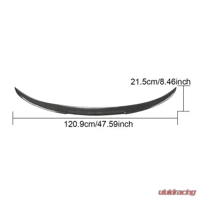 Vivid Racing VR-F36-611 VR Aero Carbon Fiber Rear Trunk Spoiler BMW 4 Series F36 Base/M Sport Gran Coupe 2014-2019