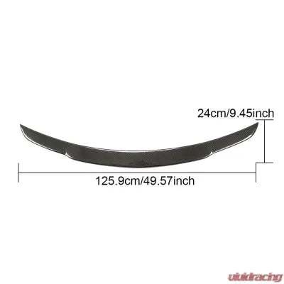Vivid Racing VR-C55C63AMG-611 VR Aero Carbon Fiber Rear Trunk Spoiler Mercedes C55 | C63 AMG W204 2007-2014