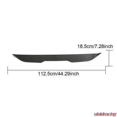 Vivid Racing VR-G87M2-620 VR Aero Carbon Fiber Rear Trunk Spoiler BMW 2 Series G42 M-Tech | M2 G87