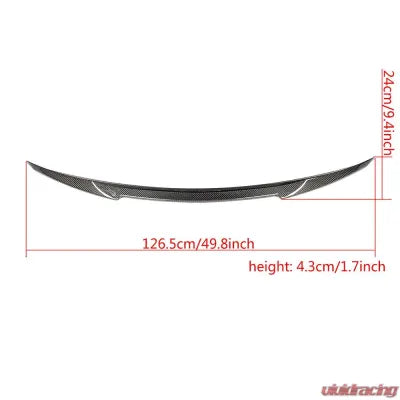 Vivid Racing VR-CW205-611 VR Aero Carbon Fiber Rear Trunk Spoiler V1 Mercedes C Class W205 Sedan 2015-2019
