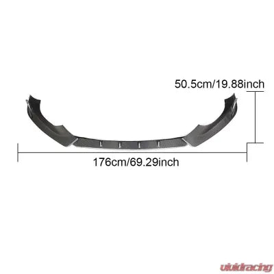 Vivid Racing VR-TT-602 VR Aero Carbon Fiber Front Lip Spoiler Audi TT Quattro MK3 2015-2019
