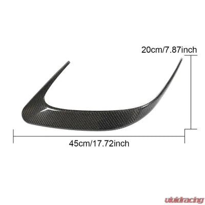 Vivid Racing VR-GLE63AMG-615 VR Aero Carbon Fiber Rear Bumper Fins Mercedes GLE Class C292 GLE63 AMG Utility 4-Door 2015-2019