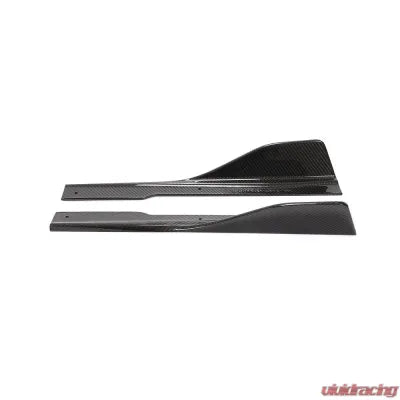Vivid Racing VR-M8-631 VR Aero Carbon Fiber Side Skirt Extension Splitters BMW 840i Coupe Sedan G16 2018-2020