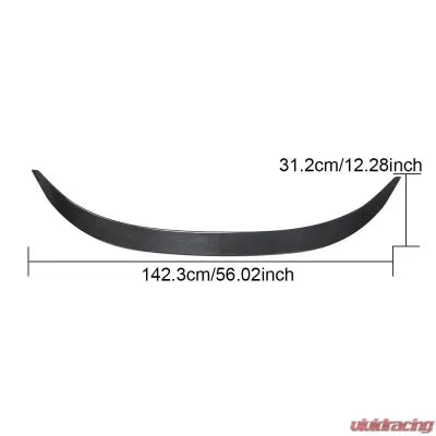 Vivid Racing VR-M8-613 VR Aero Carbon Fiber Rear Trunk Spoiler V1 BMW M8 Gran Coupe F93 G16 2019-2021