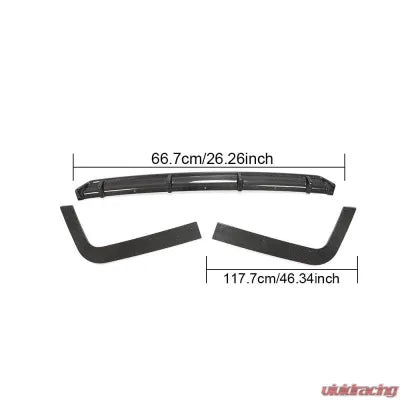 Vivid Racing VR-T6MVAN-613 VR Aero Carbon Fiber Rear Diffuser Volkswagen T6 Multivan 2015-2020