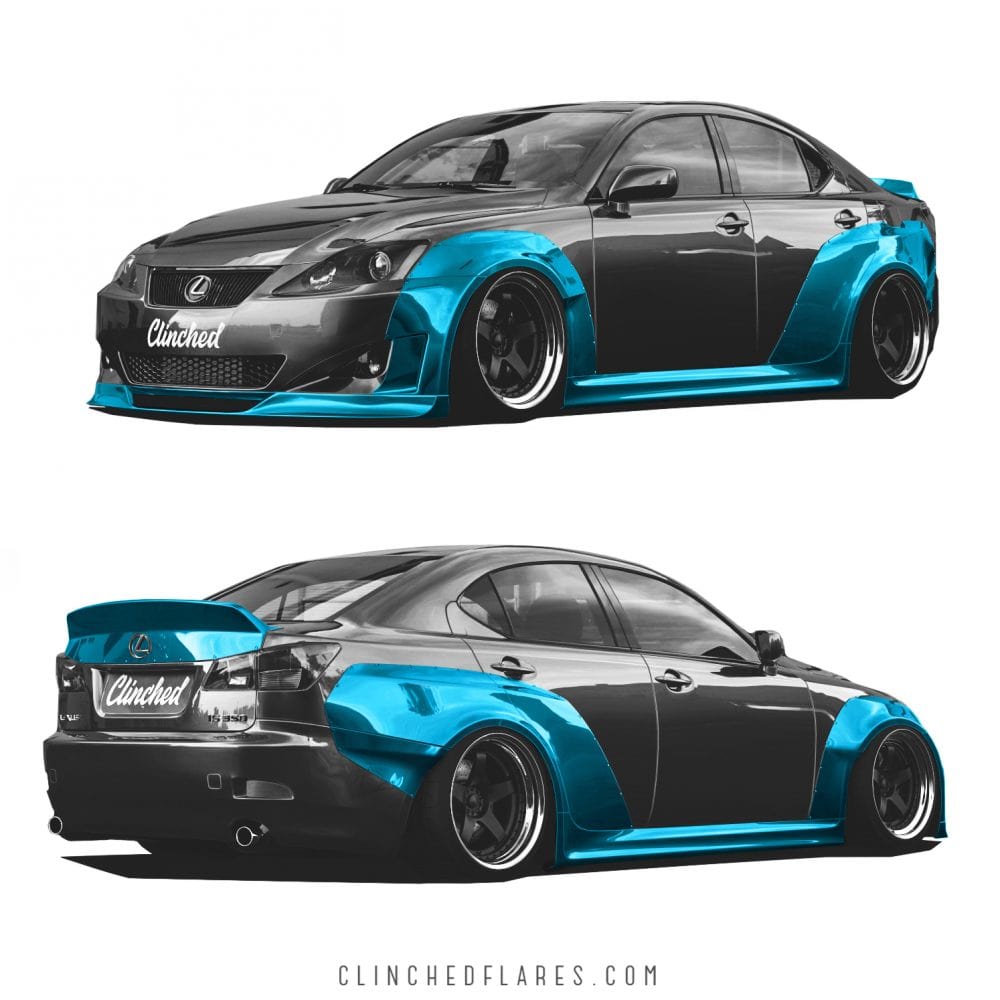 Clinched Lexus IS250 IS350 Widebody Kit