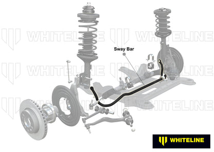 Whiteline BBF46 BMW Front Sway Bar - 30mm Non Adjustable (Inc. M3 E90)