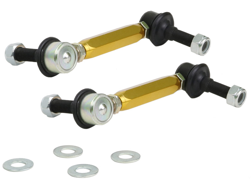 Whiteline KLC180-135 Universal Sway Bar Link - Adjustable Ball Style - 12mm Ball Stud 135-155mm