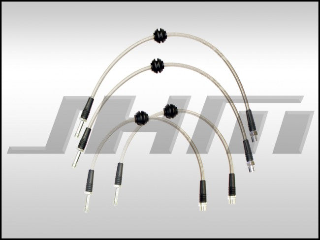 JHM Brake Line Kit-Stainless (JHM) Front and Rear Lines for B8 A4-A5