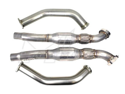 JHM Audi B8 B8.5 C7 3.0T High-Flow Cat Downpipes (Inc. S4, A6, Q5 & SQ5)