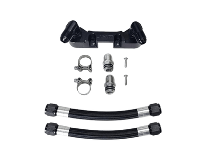 JHM Audi 4.2L B8 RS4 & RS5 Billet Crankcase Breather Vent Hose Kit - PCV