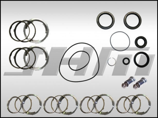 JHM Transmission Rebuild Kit-0A3 MT (JHM-Performance)-MINIMAL-Seals and Synchros ONLY for B6-B7 S4 and RS4