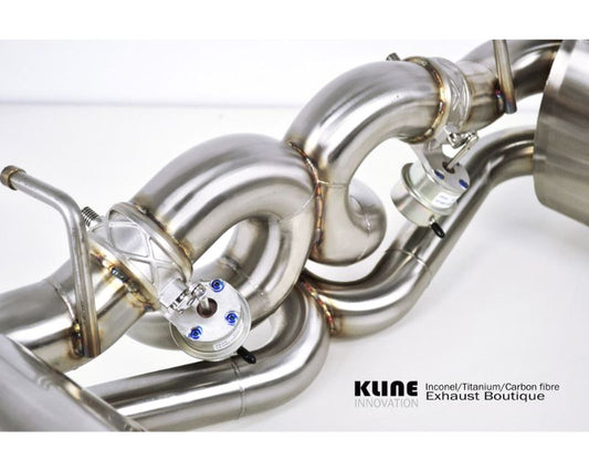 Kline Innovation KL-FER-458IT-100-CS-SS 100 Cell Cat Pipe Set Ferrari 458 Italia