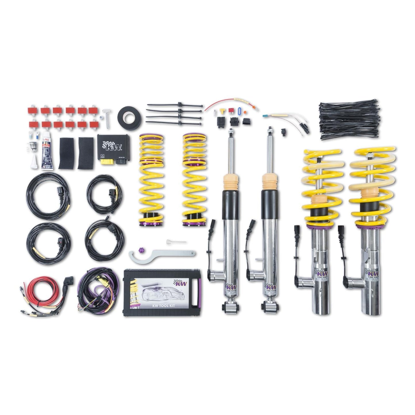 KW Audi 8V RS3 35mm Front 25mm Rear DDC Coilover Kit - ML Performance UK