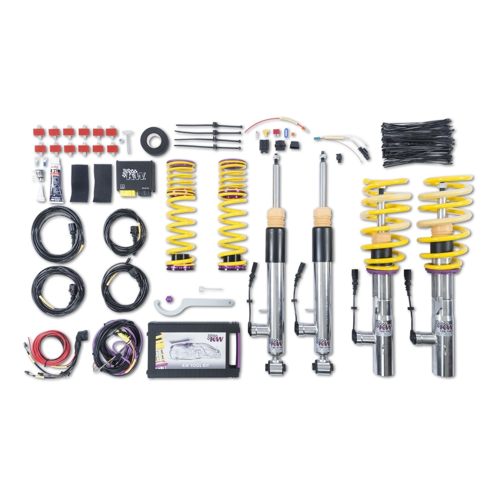 KW Audi 8V RS3 35mm Front 25mm Rear DDC Coilover Kit - ML Performance UK