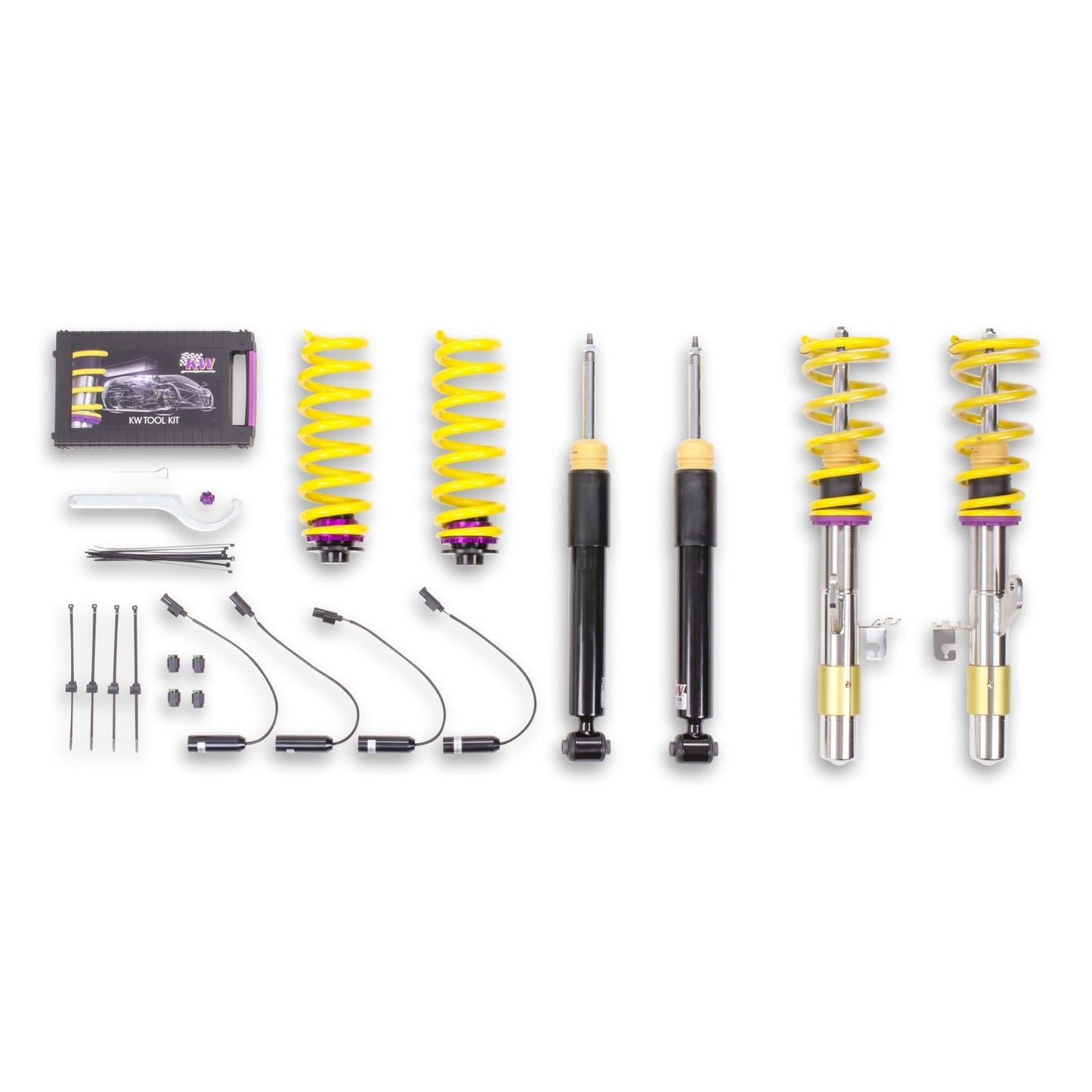 KW BMW F20 F21 F22 F32 Variant 2 Coilover kit - Inc. Deactivation For Electronic Damper (Inc. M140i, M240i, 340i & 440i) | ML Performance UK 