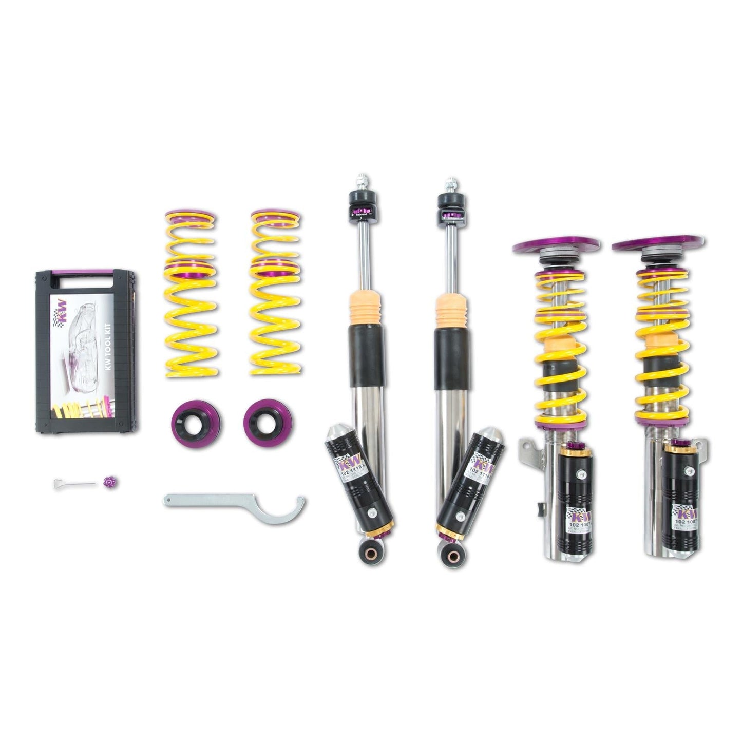 KW BMW F20 F21 F30 F32 2-Way Clubsport Coilover Kit (Inc. M140i, 335i, 340i & 440i) - ML Performance UK