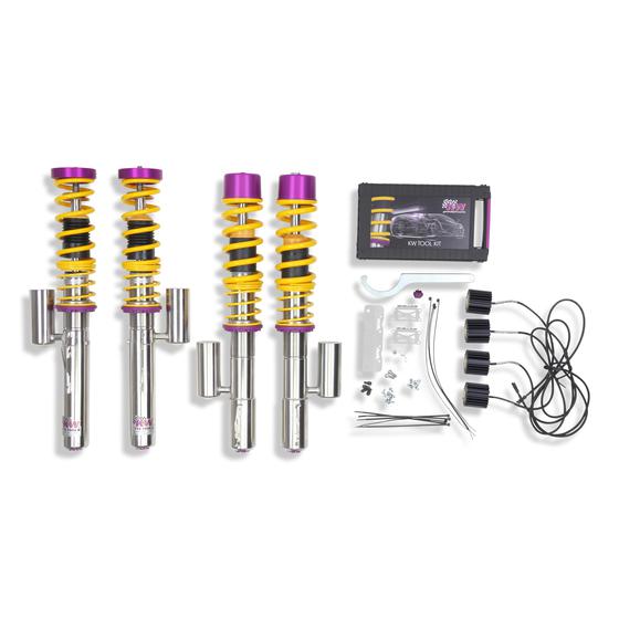 KW Porsche 987 Variant 3 Coilover kit - Inc. Deactivation For Electronic Damper (Cyaman, Cayman S & Cayman R) | ML Performance UK 