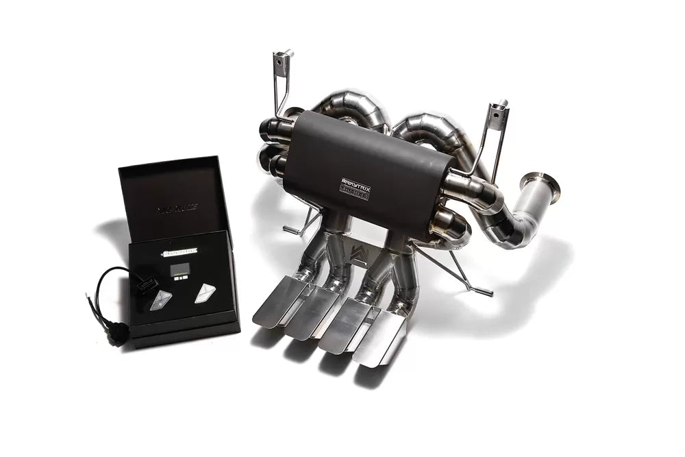 Armytrix Titanium Series Black Coated Valvetronic Exhaust System Lamborghini Aventador LP700-4