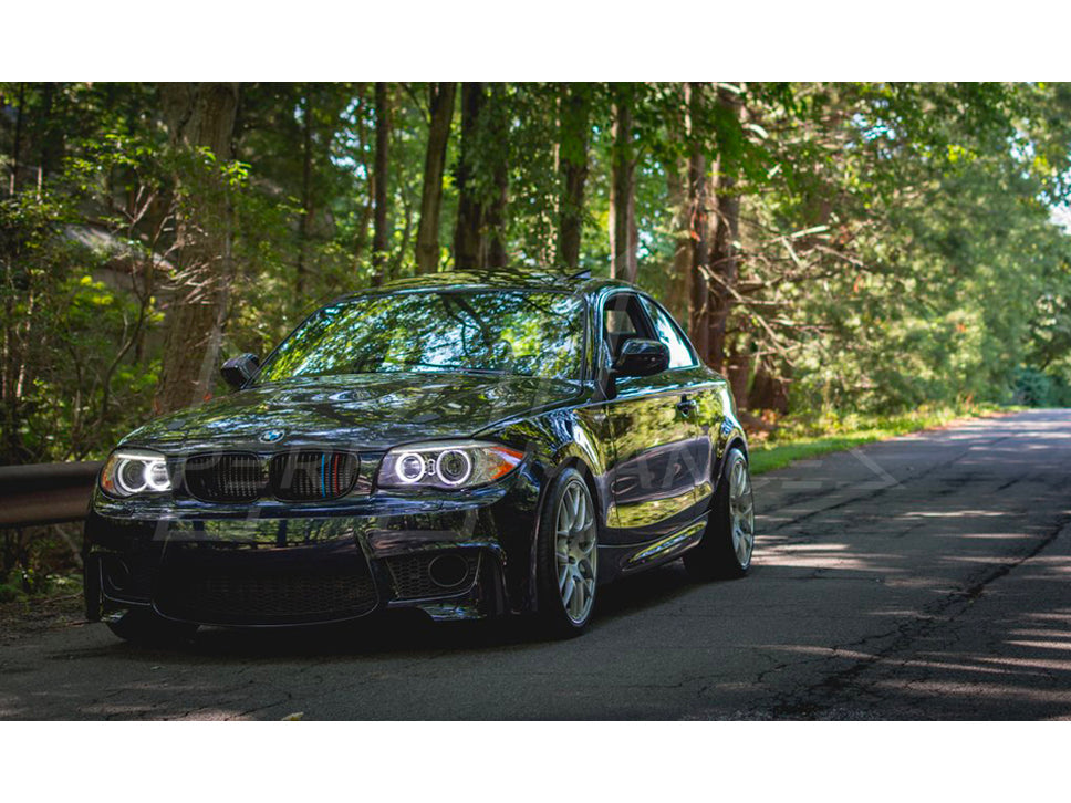 LUX BMW E82 E89 E90 E92 H8 V6 ADJUSTABLE WHITE ANGEL EYES