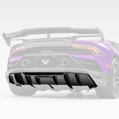 Vorsteiner 3050LOV Lamborghini Huracan EVO Monza Edizione Rear Diffuser (2x2 Gloss Carbon)