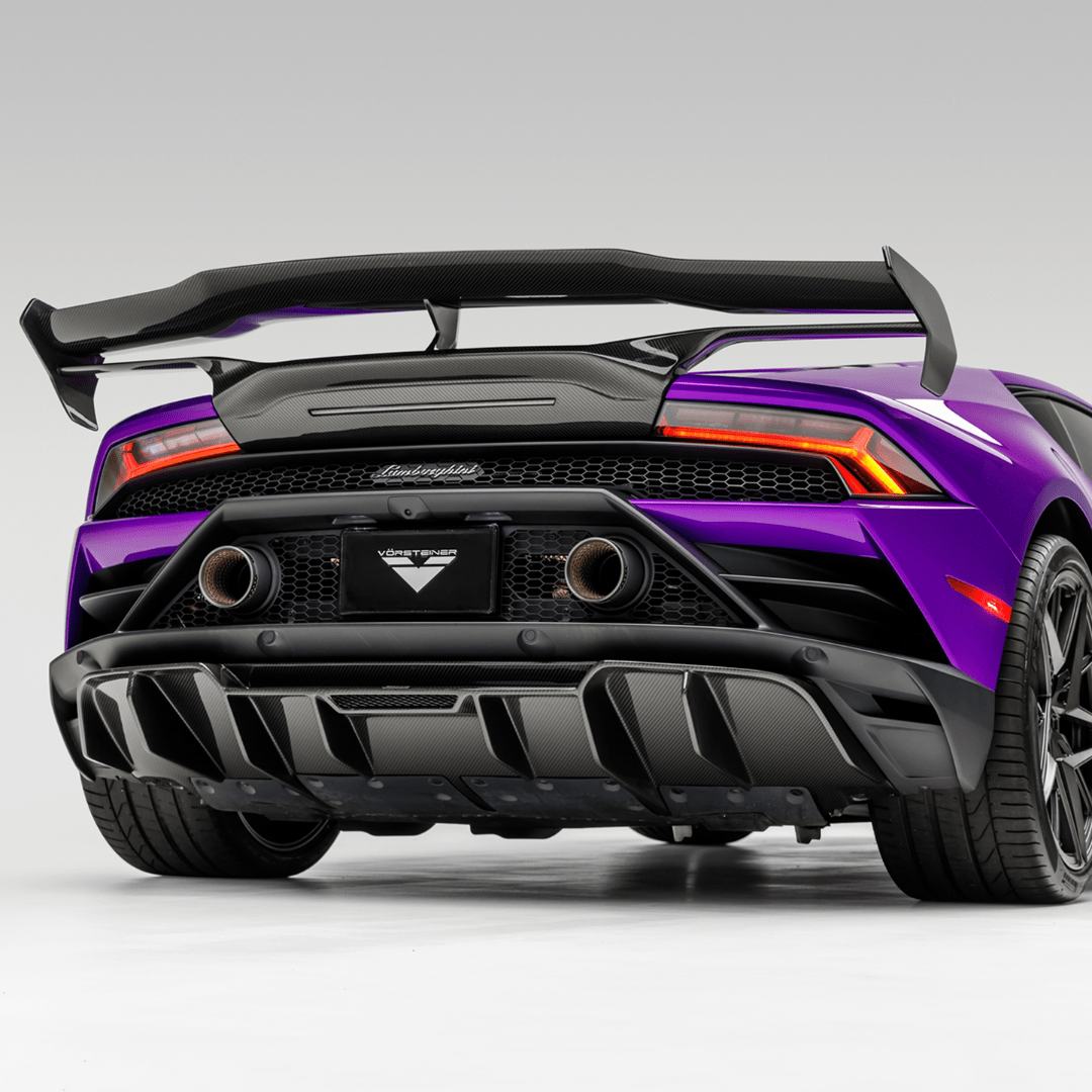 Vorsteiner 3050LOV Lamborghini Huracan EVO Monza Edizione Rear Diffuser (2x2 Gloss Carbon)