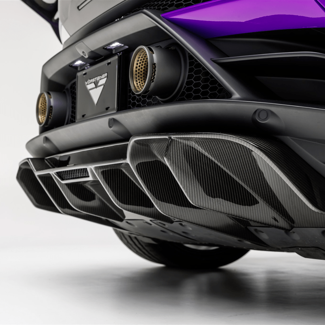 Vorsteiner 3050LOV Lamborghini Huracan EVO Monza Edizione Rear Diffuser (2x2 Gloss Carbon)