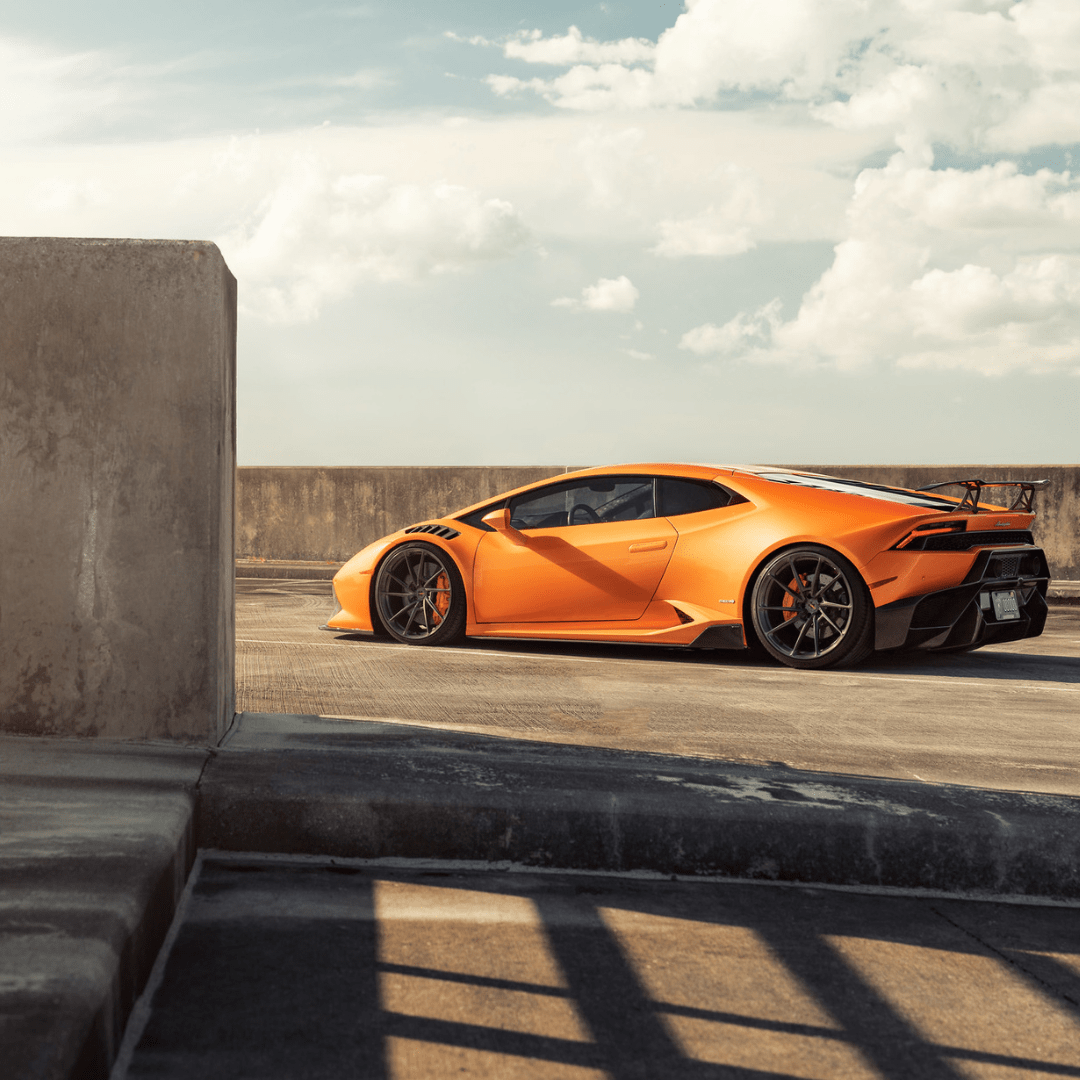 Vorsteiner 0940LOV Lamborghini Huracan Novara Edizione Aero Front Fenders w/Integrated Vents and Splash Shields (2x2 Gloss Carbon)
