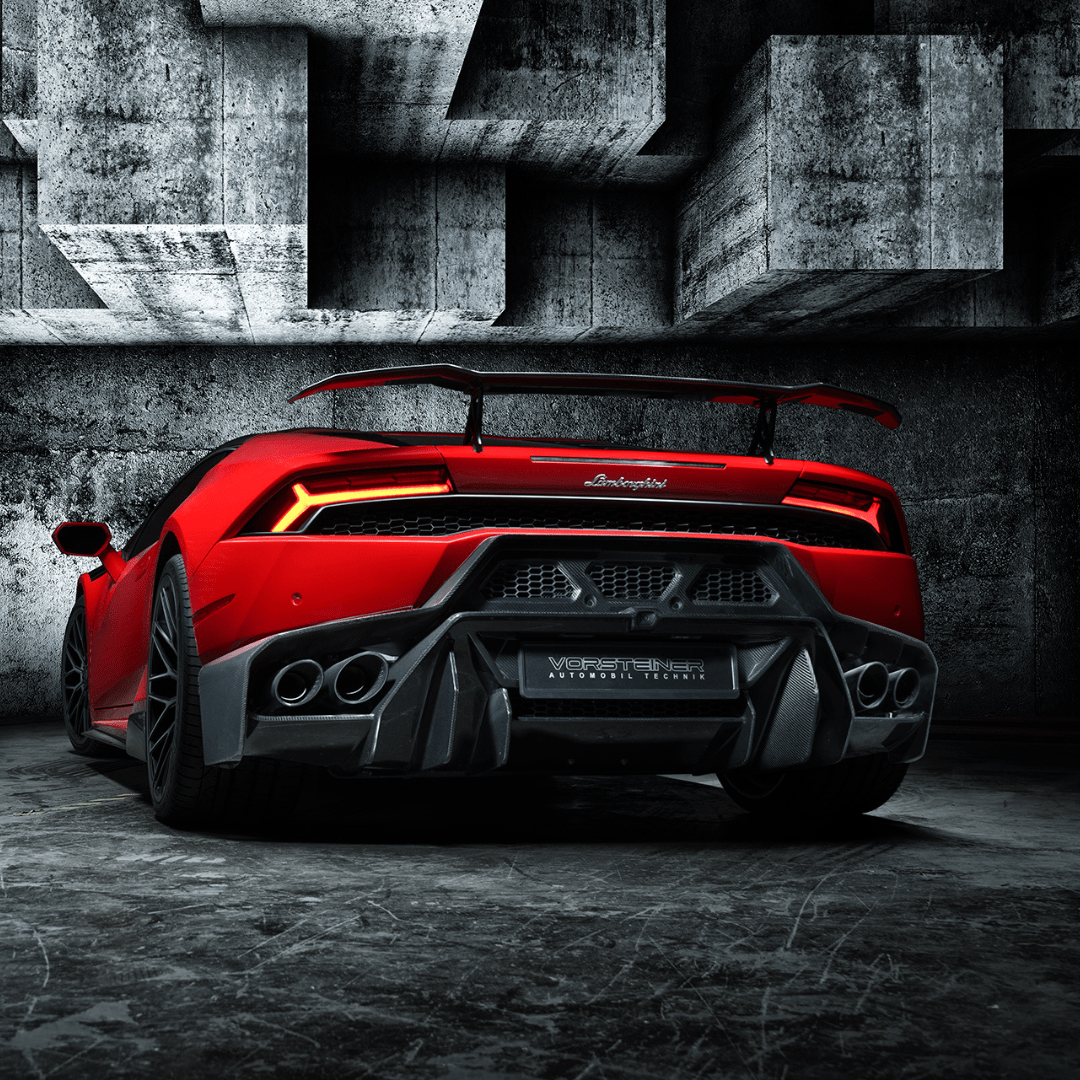 Vorsteiner 0920LOV Lamborghini Huracan Novara Edizione Aero Rear Bumper w/ Rear Diffuser