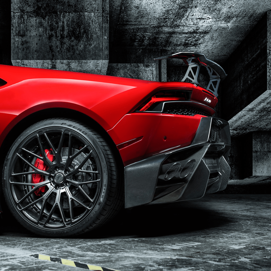Vorsteiner 0920LOV Lamborghini Huracan Novara Edizione Aero Rear Bumper w/ Rear Diffuser