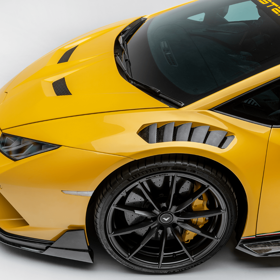 Vorsteiner 1040LOV Lamborghini Huracan Performante Vicenza Edizione Aero Front Fenders w/Integrated Vents and Splash Shields (Carbon Matrix)