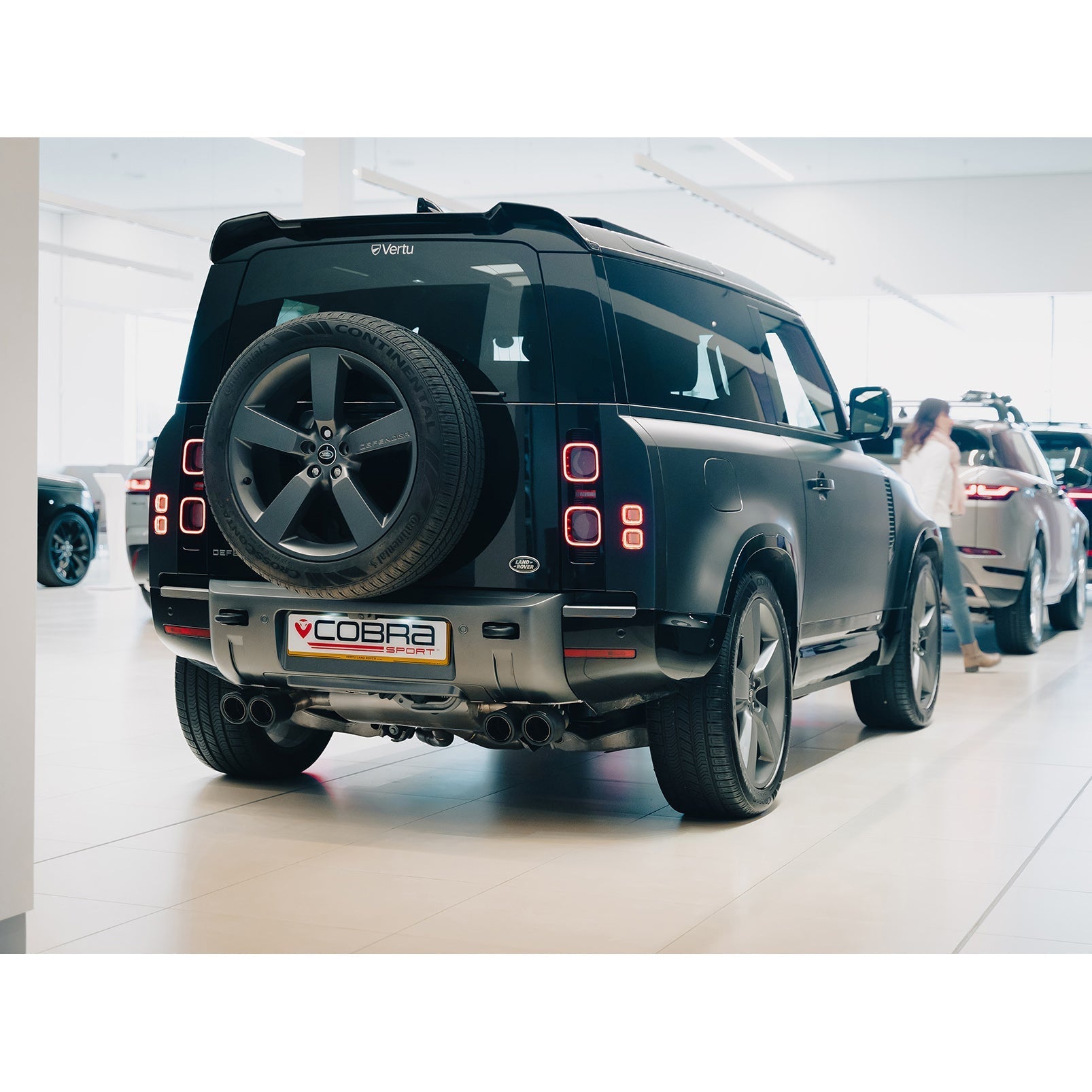 Cobra Exhaust Land Rover Defender 90 V8 P525 (21+) Non-Valved GPF/PPF Back Performance Exhaust