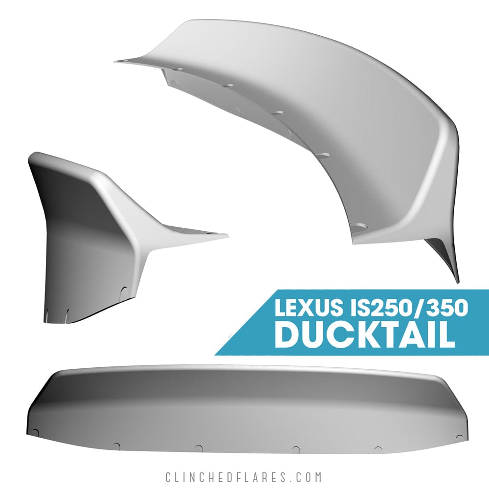 Clinched Lexus IS250/350 Ducktail Spoiler