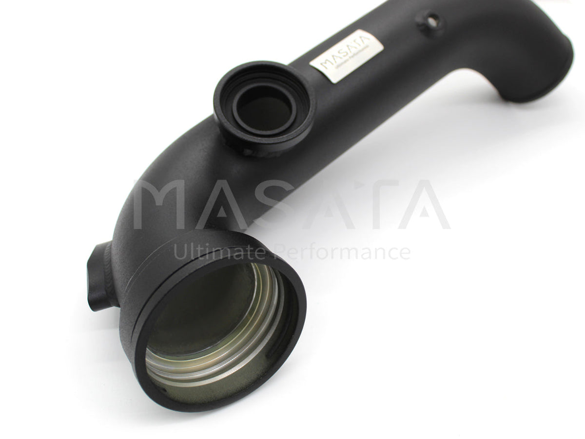 Masata BMW N54 E82 E90 E92 Aluminium Chargepipe with HKS BOV Blow Off Valve (1M, 135i & 335i) - ML Performance UK